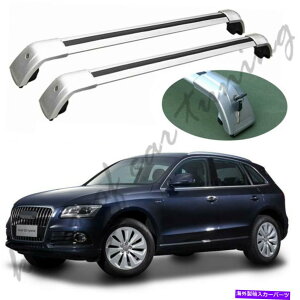 [tLA Vo[NXo[NXo[[t[bN̓AEfBQ5 2009-2017ɓK܂ Silver Crossbars Cross Bars Roof Rail Racks Fits for Audi Q5 2009-2017