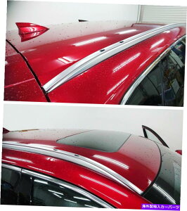 [tLA }c_CX-5 2017- 2020A~jEVo[p̃[t[bNTCh[o[ Roof Rail Rack Side Rail Bar For Mazda CX-5 2017- 2020 Aluminum SILVER