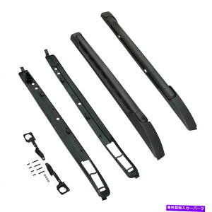 [tLA 2005-2019g^^R}_uLu[tbNA~jENXo[TCh[ For 2005-2019 Toyota Tacoma Double Cab Roof Rack Aluminum Cross Bar Side Rails