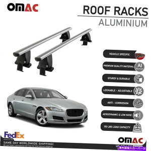 [tLA WK[XFix260jZ_2016-2021p̊炩ȃ[tbNNXo[וLA Smooth Roof Rack Cross Bar Luggage Carrier For Jaguar XF (X260) Sedan 2016-2021