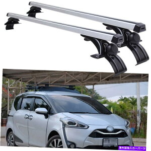 [tLA g^VG^48 "J[gbv[tbNNXo[ݕוLAA~jE For Toyota Sienta 48" Car Top Roof Rack Cross Bar Cargo Luggage Carrier Aluminum