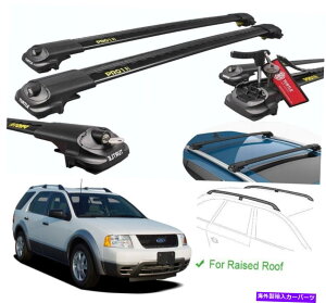 ���[�t�L�����A �t�H�[�h�t���[�X�^�C��2005-2007���[�t���b�N�N���X�o�[�u���b�N�Z�b�g For Ford Freestyle 2005-2007 Roof Rack Cross Bars Black Set�y���s�A���i�z