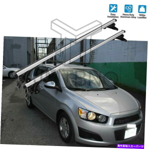 ���[�t�L�����A �V�{���[�\�j�b�N48 �A���~�j�E���J�[���[�t���b�N�N���X�o�[�ו��ݕ��L�����A�p For Chevrolet Sonic 48 Aluminum Car Roof Rack Cross Bar Luggage Cargo Carrier�y���s�A���i�z