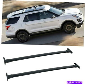 ルーフキャリア フォードエクスプローラー2011-2015アルミニウムルーフレールラッククロスバークロスバーに適した2PC 2Pcs Fit For Ford Explorer 2011-2015 Aluminum Roof Rail Rack Cross Bar Crossbar