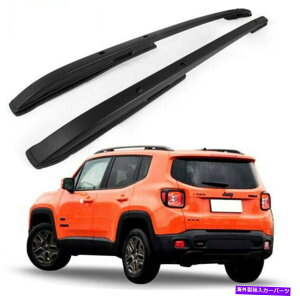 [tLA W[vlQ[h̃[tbN[2016-2021TCh[A~jEוݕ Roof Rack Rail for Jeep Renegade 2016-2021 Side Rail Aluminum Luggage Cargo
