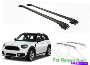 [tLA [tbNNXo[ݕ^Ǝ҃ubNZbg̓~jN[p[Jg[}F60ɓK܂ Roof Rack Cross Bars Cargo Carrier Black Set Fits Mini Cooper Countryman F60
