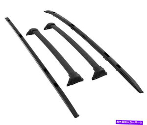 [tLA tBbgz_CRV CR-V 2022[tbNTCh[ +NXo[o[Zbg Fit Honda CRV CR-V 2022 Roof Rack Side Rail Rails + Cross Bar Bars Set