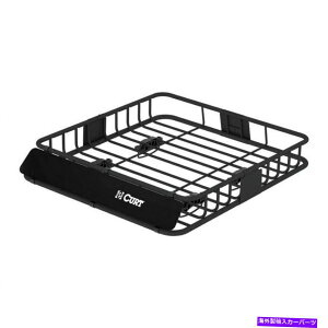 [tLA Curt18115 Universal 42 x 37C`ubNX`[[tbNݕLA CURT 18115 Universal 42 x 37-Inch Black Steel Roof Rack Rooftop Cargo Carrier