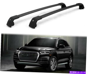 [tLA 2PC̓AEfBɓKĂ܂2018 2018 2019 2020bN\ȃ[tSbNNXo[NXo[ 2Pcs Fit for Audi Q5 2018 2019 2020 Lockable Roof Rail Racks Cross Bar Crossbar