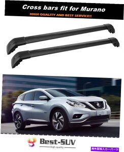 [tLA 2PCS[t[bNNXo[NXo[͓Y[m2015-2021ɓKĂ܂ 2pcs Roof Rail Rack Cross Bar Crossbar Fit for Nissan Murano 2015-2021