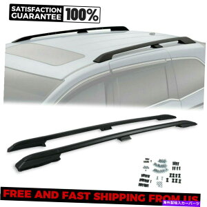 [tLA 2018-2022z_IfbZCubNA~jEpE_[R[eBOyA[t[bN For 2018-2022 Honda Odyssey Black Aluminum Powder Coated Pair Roof Rail Rack