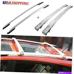 [tLA Tata.Meila 4PCS 13-18 TOYOTA RAV4[tbNTCh[ +NXo[Vo[ TATA.MEILA 4Pcs for 13-18 Toyota RAV4 Roof Rack Side Rails + Cross Bars Silver