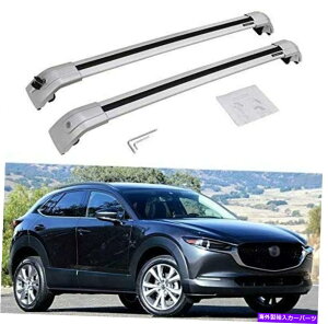 [tLA Mazda CX30 CX-30 2020 2021A~jE[tSbNNXo[NXo[ɓKĂ܂ Fits for Mazda CX30 CX-30 2020 2021 Aluminum Roof Rail Racks Cross Bars Crossbar