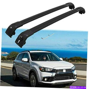[tLA 2PCS͎OHASX Outlander Sport RVR 2010-2021 Cross Bars CrossbarsɓK܂ 2Pcs Fits for Mitsubishi ASX Outlander Sport RVR 2010-2021 Cross Bars Crossbars