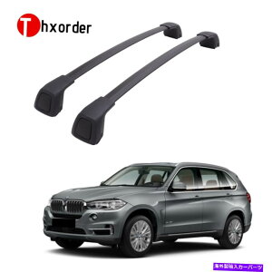 [tLA BMW X5 F15 2014-2018ijɓK[tbNTCh[NXo[ Roof Rack Side Rails Cross Bars Fit for BMW X5 F15 2014-2018 (black)