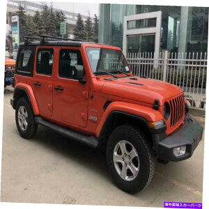 ルーフキャリア 2xトップルーフラッククロスバー2007-2020の荷物キャリアジープラングラーJL 18 JK 2x Top Roof Rack Cross Bars Luggage Carrier For 2007-2020 Jeep Wrangler JL 18 JK
