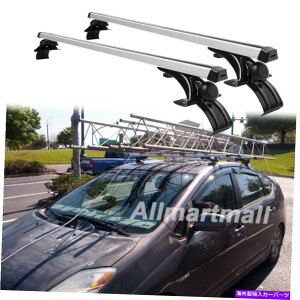 [tLA g^vEX̂߂̎Ԃ̃gbv[tbNNXo[[וLAݕJbN Car Top Roof Rack Cross Bar Rail Luggage Carrier Cargo Kayak for TOYOTA Prius
