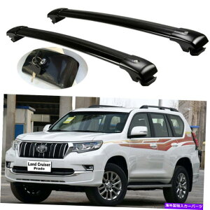 ���[�t�L�����A ���b�N�\�ȉ����̃N���X�o�[�N���X�o�[���b�N�����h�N���[�U�[�v���hFJ150 2010+�̃t�B�b�g Lockable roof crossbars cross bar Rack fits for Land Cruiser Prado FJ150 2010+