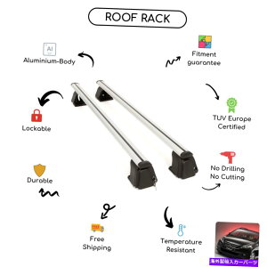 [tLA z_FR -V~jo2004-2009ɐݒ肳ꂽ̃[tbNNXo[ Bare Roof Rack Cross Bars Set for Honda FR-V Minivan 2004 - 2009