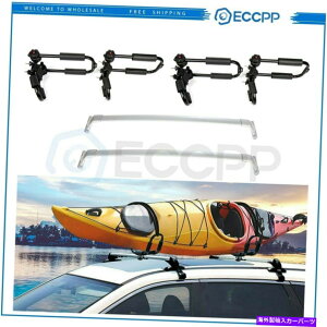 ���[�t�L�����A 14-18�C���t�B�j�e�BQX60 JX35�g�b�v���[�t���b�N�N���X�o�[ +�{�[�g�J���b�N�̃A���~�j�E���ݕ� Aluminum Cargo For 14-18 Infiniti QX60 JX35 Top Roof Rack Cross Bar + boat kayak�y���s�A���i�z