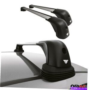 [tLA Vo[[tbNNXo[ݕ^Ǝ҃[̓}ZeBoe2017-2022ɓK܂ Silver Roof Rack Cross Bars Cargo Carrier Rails Fits Maserati Levante 2017-2022