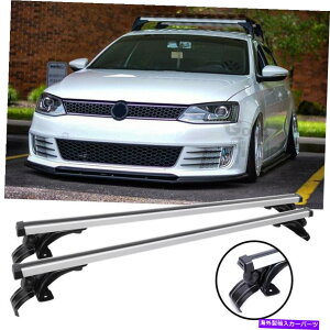 [tLA tHNX[QVWWFb^MK6 GLI 48 "Vo[[tbNNXo[וLAp For Volkswagen VW Jetta MK6 GLI 48" Silver Roof Rack Cross Bar Luggage Carrier