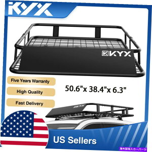 [tLA V50.6 "jo[TubN[tbNݕLAȐ܂肽݉\ȃp[R[eBO New 50.6" Universal Black Roof Rack Cargo Carrier Small Foldable Power-coated US