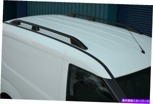 [tLA SWBtBAbghuɍ悤ɐݒ肳ꂽA~jE[tbN[TCho[i2010 Black Aluminium Roof Rack Rails Side Bars Set To Fit SWB Fiat Doblo (2010