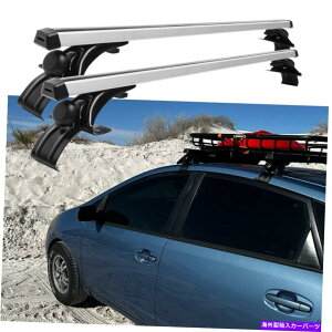 [tLA g^vEX48 "J[gbv[tbNNXo[ו]ԉݕLAp For Toyota Prius 48" Car Top Roof Rack Cross Bar Luggage Bicycle Cargo Carrier