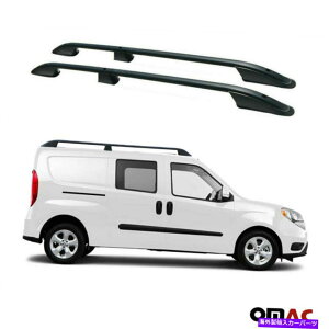 [tLA [tbNNXo[[t[ubNZbg2PCS FOR FIAT DOBLO 2010-2021 Roof Rack Cross Bars Roof Rails Black Set 2Pcs for Fiat Doblo 2010-2021