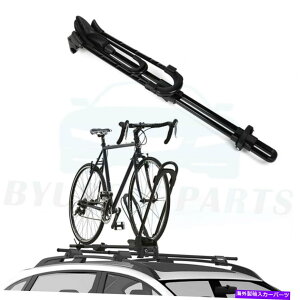 [tLA 1̃oCN}bNXLAp̍jo[TJ[[tgbv]ԃLAbNZbg 1 set Black Universal Car Roof Top Bicycle Carrier Rack For one Bike Max carrier