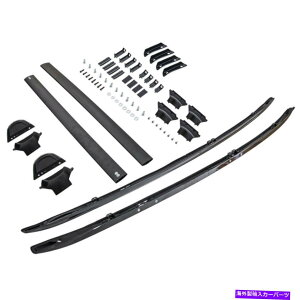 [tLA 4 PCSubN\ȃ[tbNTCh[NXo[Lbgz_CRV 2017-2020p 4 Pcs Black Adjustable Roof Rack Side Rail Cross Bar Kit for Honda CRV 2017-2020