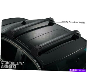[tLA XoXV 2012-2018A~jEgbv[tbNNXo[NX[ubNbN\ SUBARU XV 2012-2018 ALUMINUM TOP ROOF RACK CROSS BAR CROSS RAILS BLACK LOCKABLE