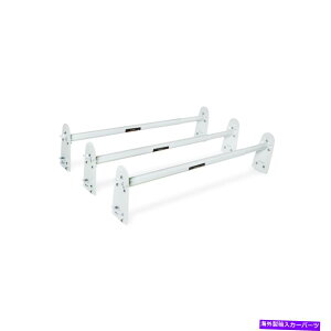 ���[�t�L�����A AA���b�NX316 3�o�[���C���K�^�[���[�t���b�N�w�r�[�f���[�e�B�����\�ȃX�`�[���z���C�g�j���[ AA Racks X316 3 Bar Rain Gutter Roof Rack Heavy Duty Adjustable Steel White New
