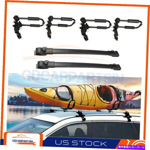 [tLA 2011-2020g^VGi[tbNNXo[ubN+ 4xJbNbNwr[f[eB Fits 2011-2020 Toyota Sienna Roof Rack Cross Bar Black+ 4x Kayak Rack Heavy Duty