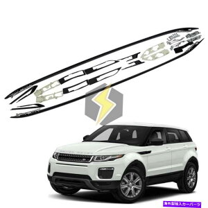 ���[�t�L�����A US 2P����̂��鍕���T�C�h���[�t���[�����b�N�����W���[�o�[Evoque 2011-2017�ϋv�� US 2P Glossy Black Side Roof Rail Rack for Range Rover Evoque 2011-2017 Durable�y���s�A���i�z