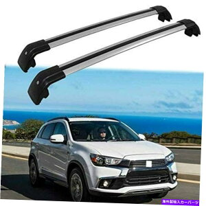 [tLA 2PCS͎OHASX Outlander Sport RVR 2010-2021 Cross Bars CrossBarɓK܂ 2Pcs Fits for Mitsubishi ASX Outlander Sport RVR 2010-2021 Cross Bars Crossbar