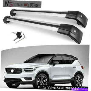 ���[�t�L�����A �A���~�j�E���N���X�o�[���[�t���[�����b�N�N���X�o�[�̓{���{XC40 2018 2019 2021�ɓK�����܂� Aluminum Crossbars Roof Rail Racks Cross Bars Fits for Volvo XC40 2018 2019 2021�y���s�A���i�z