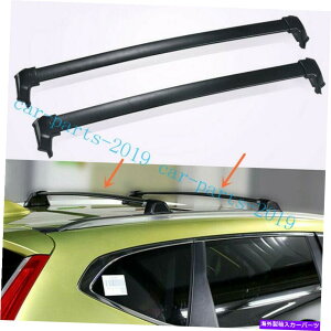 [tLA 2PCS Honda CRV CR-V 2017pubNA~jE[tbNNX[pbP[W 2PCS Black Aluminum alloy Roof Rack Cross Rail Package For Honda CRV CR-V 2017