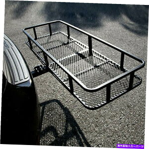 [tLA ܂肽݉וz[hoXPbgubNjo[T59 "SUV[tbNݕLA Folding Luggage Hold Basket Black Universal 59" SUV Roof Rack Cargo Carrier