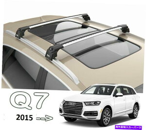 [tLA AEfBQ7 2015ÑA~jEbN\ȃ[tbNNXo[Zbg Aluminium Lockable Roof Rack Cross Bar Set for Audi Q7 2015 Present