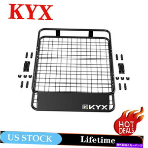 [tLA 50.6 "x 38.4" x 6.3 "jo[T[tbNgbvJ[SוLAoXPbgz_[ 50.6"x 38.4"x 6.3" Universal Roof Rack Top Cargo Luggage Carrier Basket Holder