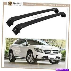 [tLA ZfXxcGLA X156 2014-2020[t[bNNXo[NXo[ɓK2PC 2Pcs Fit for Mercedes-Benz GLA X156 2014-2020 Roof Rail Rack Cross Bar Crossbar