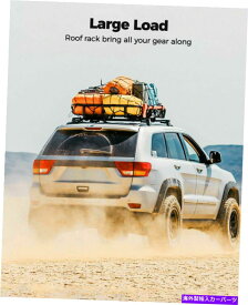 ルーフキャリア Kyx Car SUVユニバーサルルーフラックトップカーゴバスケット荷物旅行所有者50.6 " KYX Car SUV Universal Roof Rack Top Cargo Basket Luggage Traveling Holder 50.6"