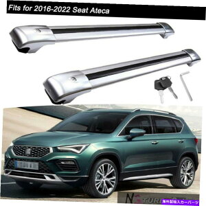 [tLA 2PCSA~jE[t[bNNXo[NXo[tBbgATECA 2016-2022 2Pcs Aluminum Roof Rail Rack Cross Bars Crossbar Fits for Seat Ateca 2016-2022
