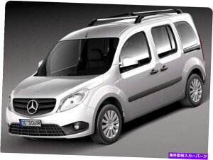 [tLA ZfXExcEVeBA~jE[tbN[NXo[ɍSWBɓK Fits Mercedes-Benz Citan Aluminium Roof Rack Rails Cross Bars Set To Fit SWB