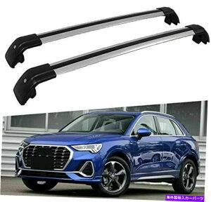 [tLA 2PCSbN\ȃ[t[bNNXo[NXo[̓AEfBQ3 2019 2020 2021ɓK܂ 2Pcs Lockable Roof Rail Rack Cross Bars Crossbar Fits for Audi Q3 2019 2020 2021