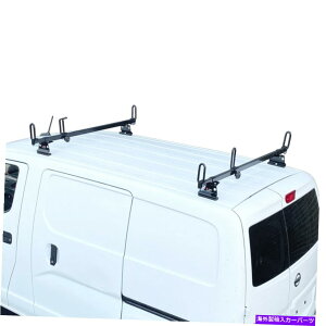 [tLA wr[f[eB[2o[ubNGFY_[[tbNVXetBbgFYNV200 2013-On Heavy duty 2 bar black GFY ladder roof rack system Fits: Nissan NV200 2013-on