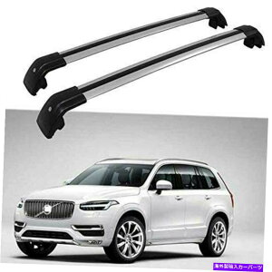 [tLA {{XC90 2016-2020bN\ȃ[tSbNNXo[NXo[2PCStBbg 2Pcs Fits for Volvo XC90 2016-2020 Lockable Roof Rail Rack Cross Bars Crossbars