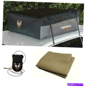 [tLA MAX|[c3gbvLAtbN/GNXv[[p̃XLbh[tpbhLbgȂ Rightline Gear Sport 3 Top Carrier w/Lock/No Skid Roof Pad Kit for Explorer